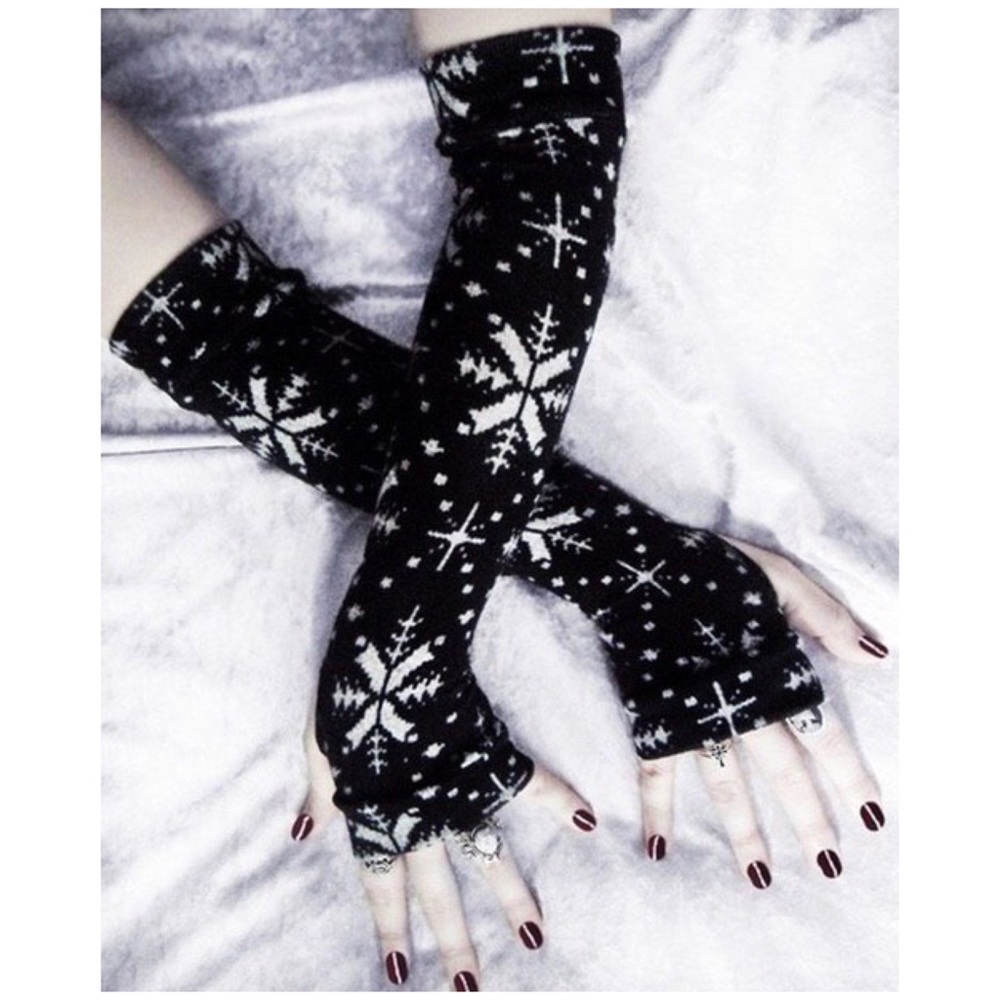 Adorable Fingerless Long Gloves